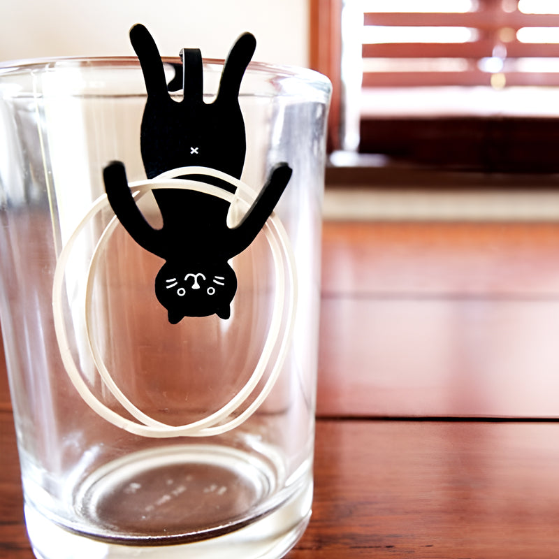 Clip Family Series Bookmark Black Cat