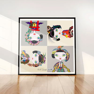 Furoshiki Bag Decorative Cloth Four Seasons Maiko