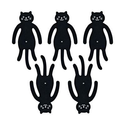 Clip Family Series Bookmark Black Cat