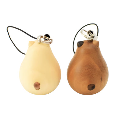 Handmade Natural Wood Keychain Pendant Series Kitty Cat