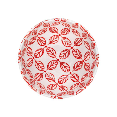 Japanese Ceramic Rice Bowl 13cm Haruya Red