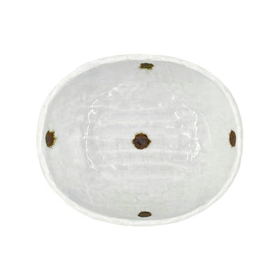 Japanese Ceramic Serving Bowl 15cm Flame