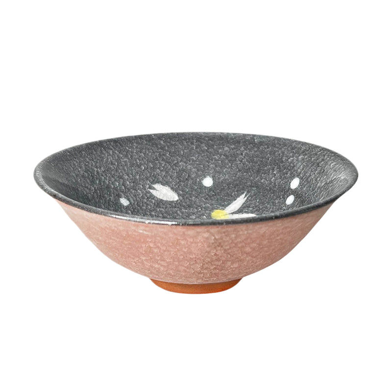 Japanese Ceramic Serving Bowl 14.5cm Fallen Daisy
