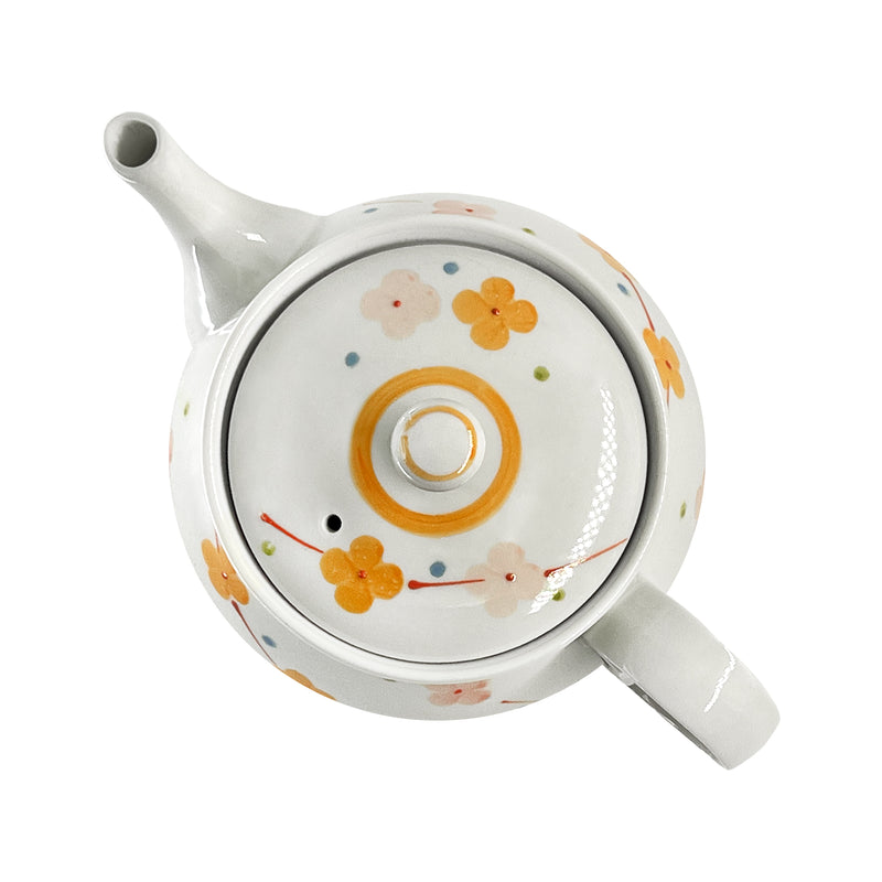Japanese Ceramic Tea Pot With Handle Rapeseed