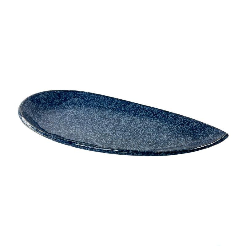 Large Serving Plate 33cm Brilliant Galaxy Handcrafted In Japan