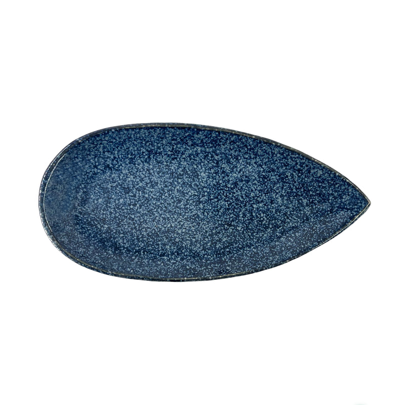 Large Serving Plate 33cm Brilliant Galaxy Handcrafted In Japan