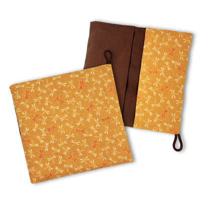 Handmade Linen Heat Proof Hot Pot Mat Dragonfly Series