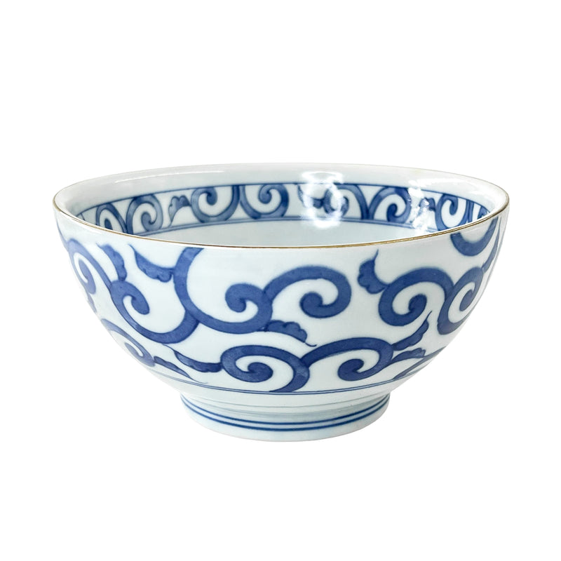Japanese Ramen Noodle Bowl 18.5cm Carob Vine
