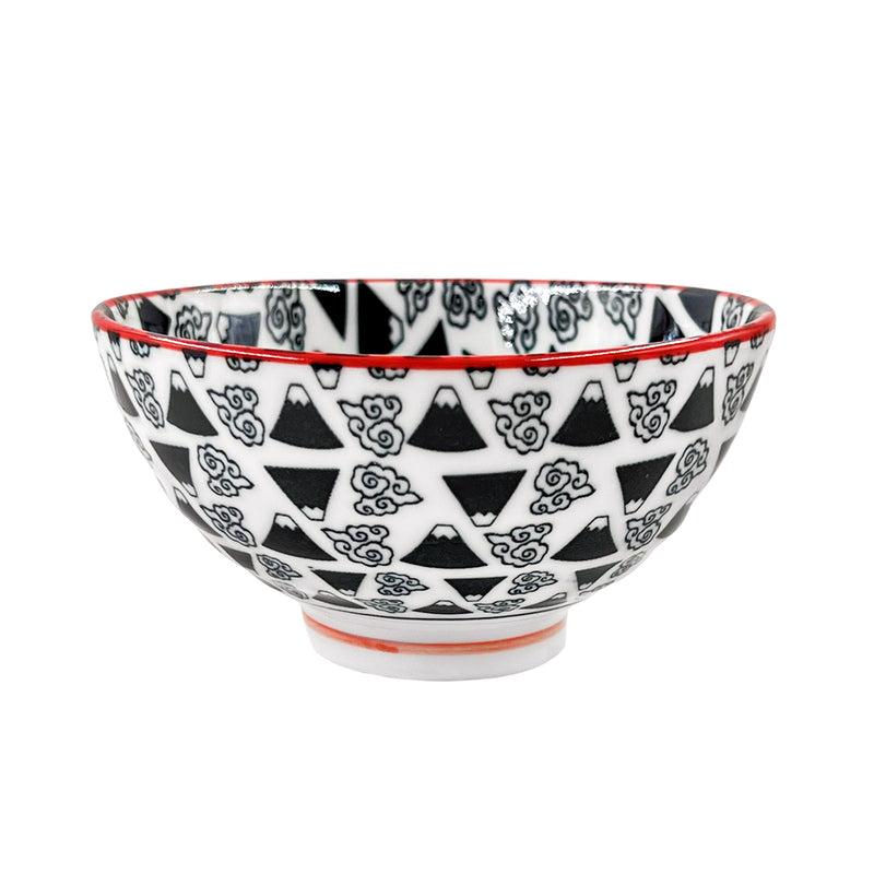 Japanese Ceramic Rice Bowl 12cm Fuji Mountain