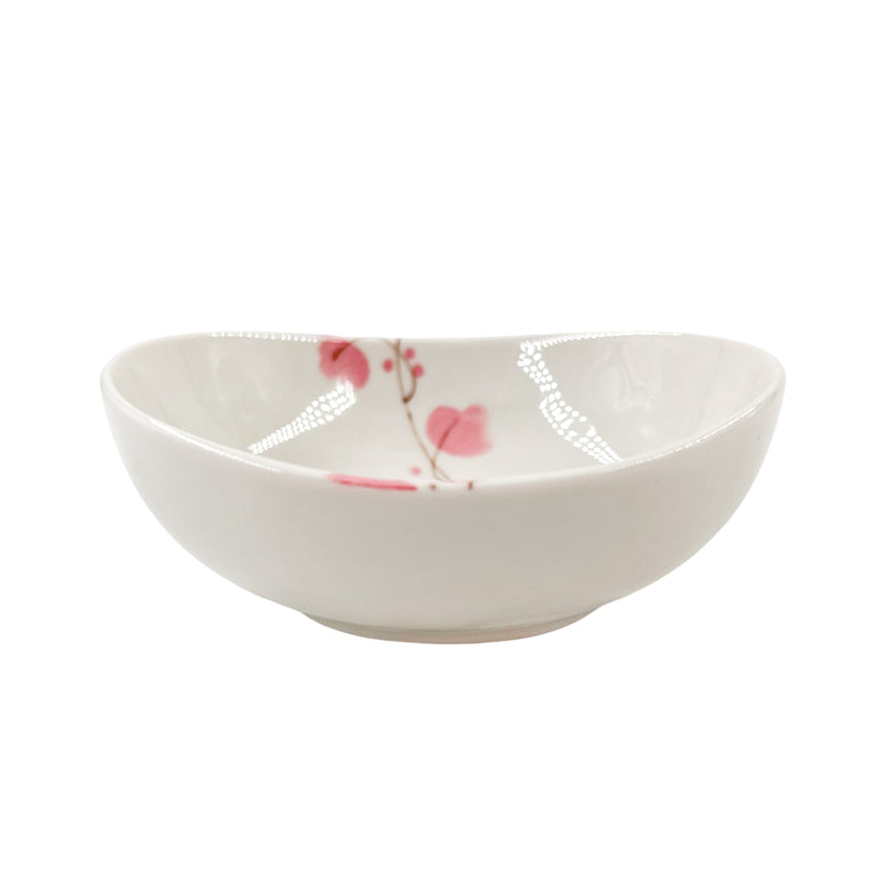 Japanese Sauce Dish 11cm Vines Pink