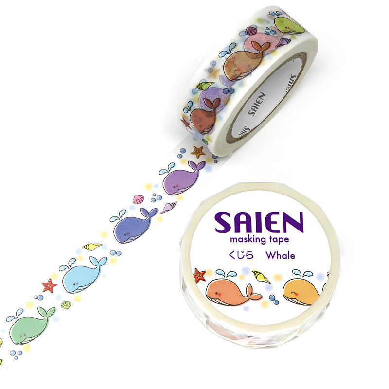 Saien Masking Tape Series Whale