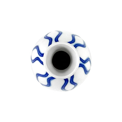 Japanese Handmade Sake Bottle Waves