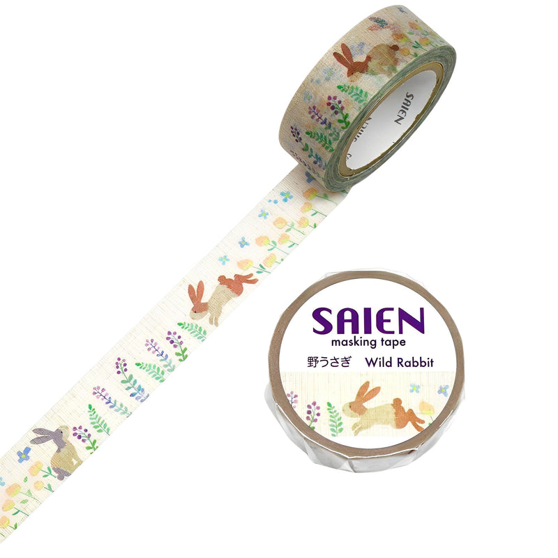 Saien Masking Tape Series Wild Rabbit
