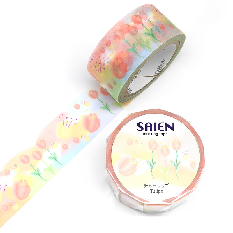 Saien Masking Tape Series Tulip