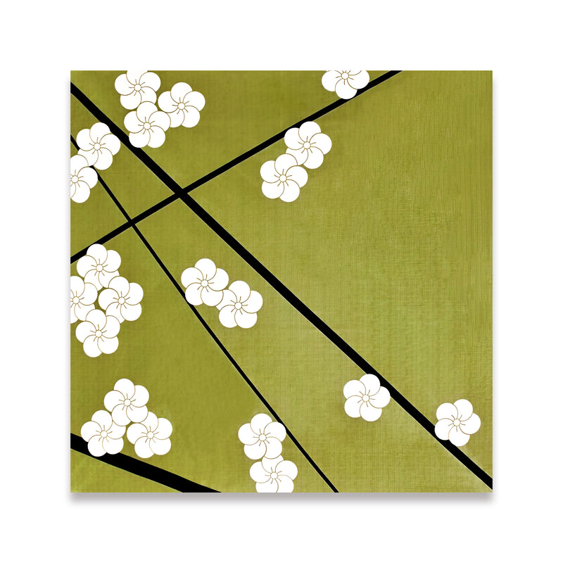 Furoshiki Bag Decorative Cloth Yariume Green
