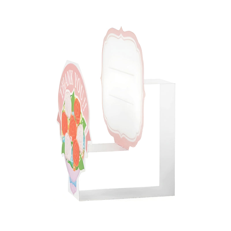 Pop-up Mini Greeting Card THANK YOU Series Bouquet