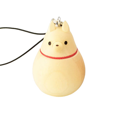 Handmade Natural Wood Keychain Pendant Series Puppy