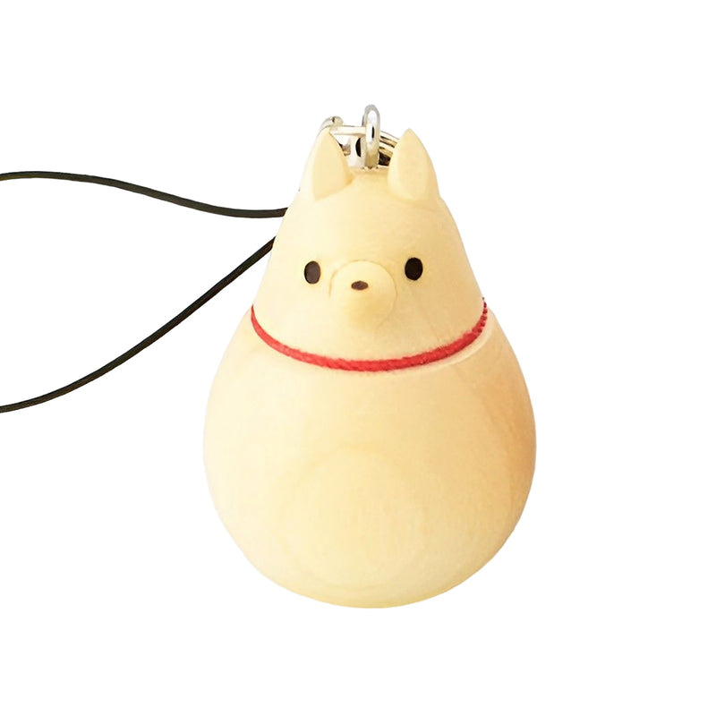 Handmade Natural Wood Keychain Pendant Series Puppy