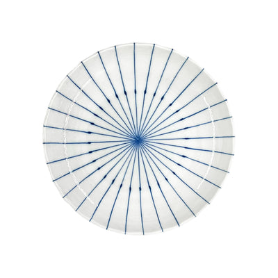 Japanese Ceramic Side Plate 16.5cm Focused Line