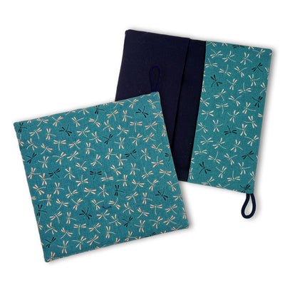 Handmade Linen Heat Proof Hot Pot Mat Dragonfly Series