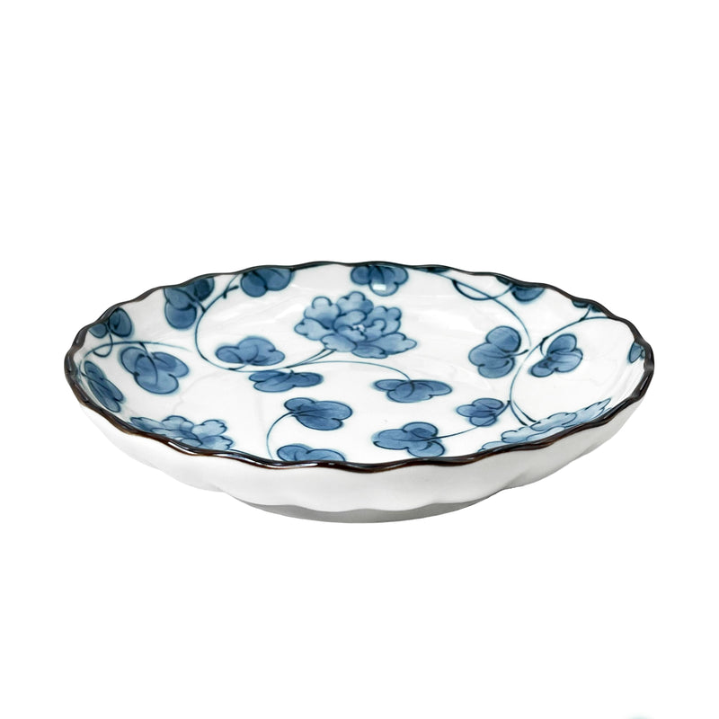 Japanese Side Plate 16.5cm Flowers & Vines