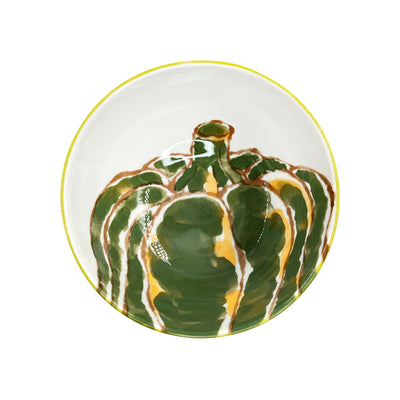 Japanese Ceramic Rice Bowl 13.5cm Capsicum Green