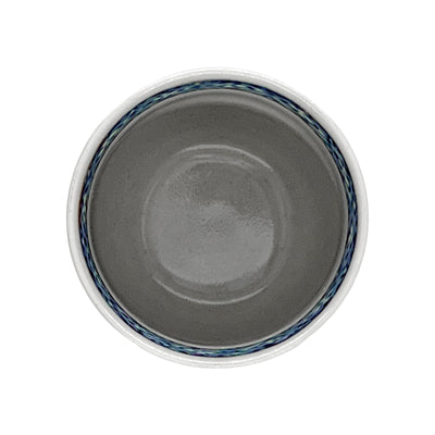 Japanese Arita Ware Tea Cup Ocean Flower Blue & White 250ml