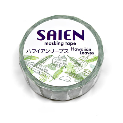 Saien Masking Tape Series Hawaiian Leaves