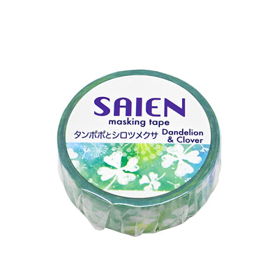 Saien Masking Tape Series Dandelion And White Clover