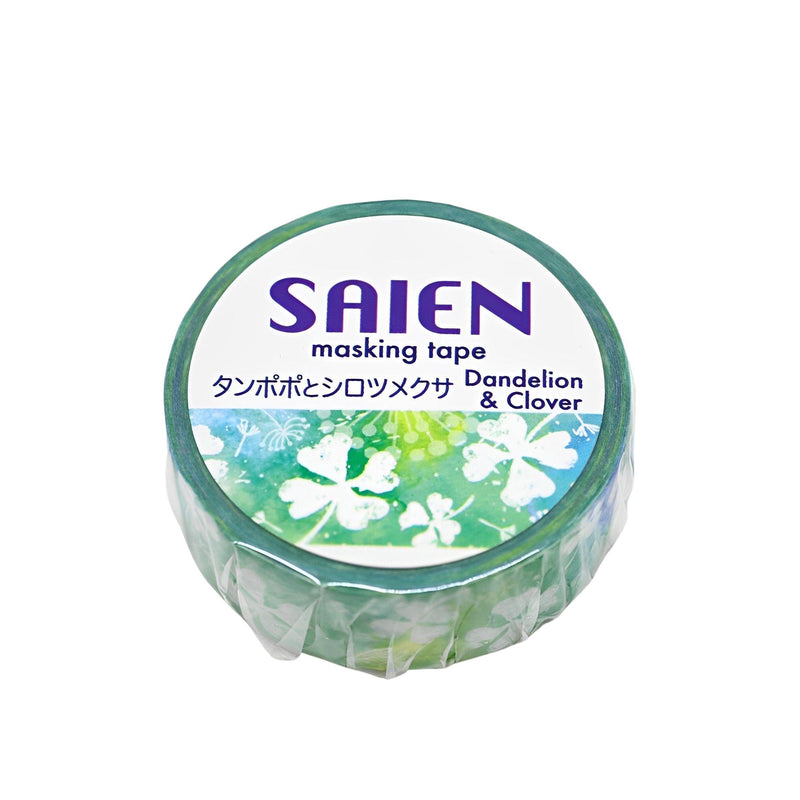 Saien Masking Tape Series Dandelion And White Clover