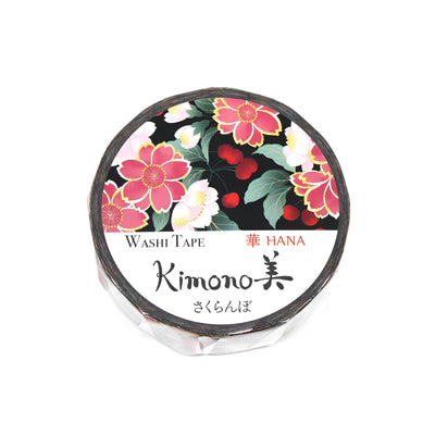 Kimono美 Masking Tape Series Sakura ( Gold Leaf Gradation )