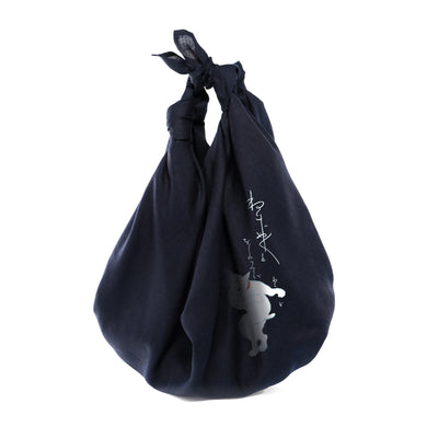 Furoshiki Bag Decorative Cloth Cat Dance