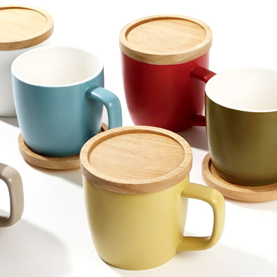 Poto Tea Cup Mug D Series Blue