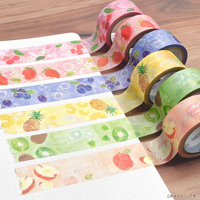 Saien Masking Tape Series Fruit Time Strawberry