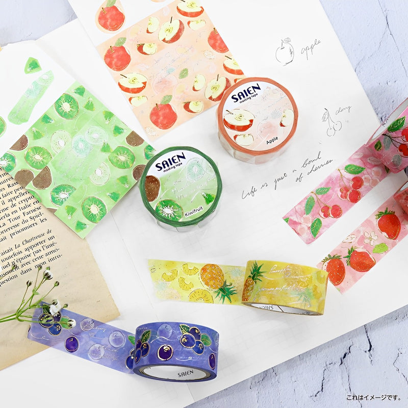 Saien Masking Tape Series Fruit Time Strawberry