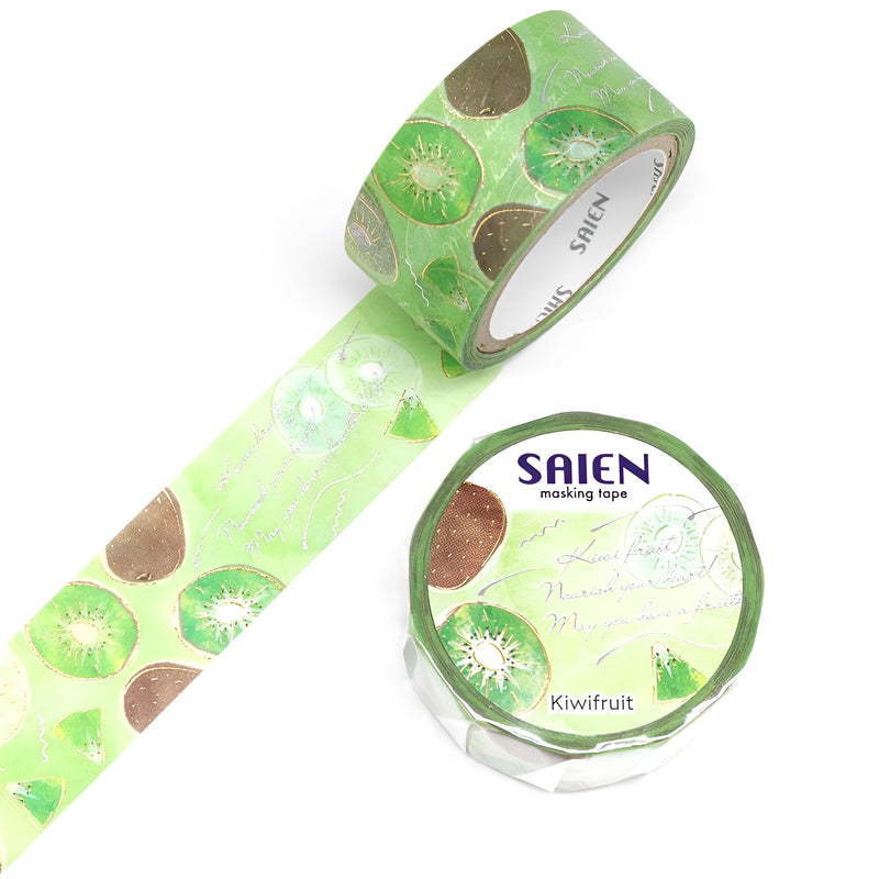 Saien Masking Tape Series Fruit Time Kiwi