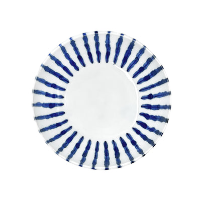 Japanese Blue and White Serving Bowl 13.5cm