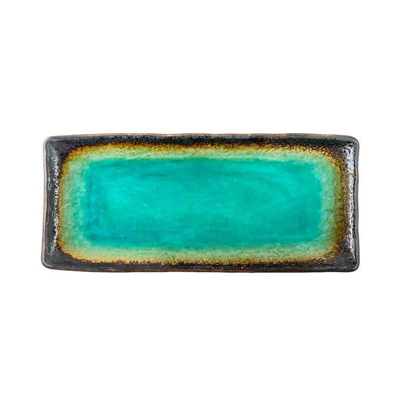 Rectangular Serving Plate 28.5cm Kosui Glaze