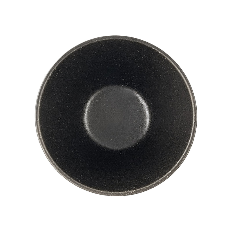 Japanese Ceramic Rice Bowl 11.5cm Deep Black