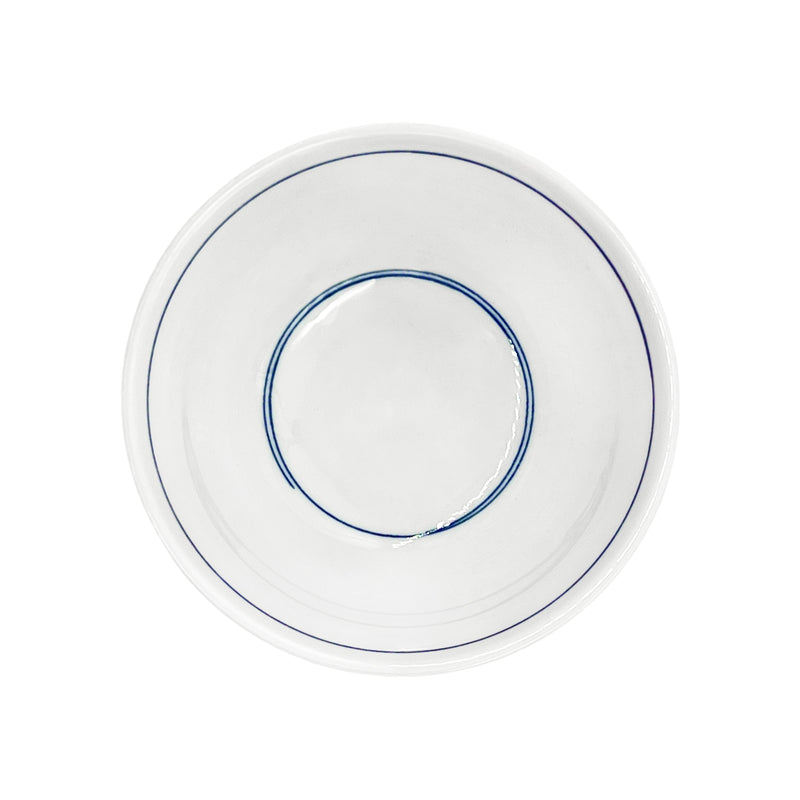 Japanese Ceramic Rice Bowl 13cm Kiku