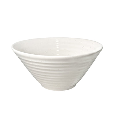 Japanese Ramen Noodle Bowl Series 16.5cm Spiral White