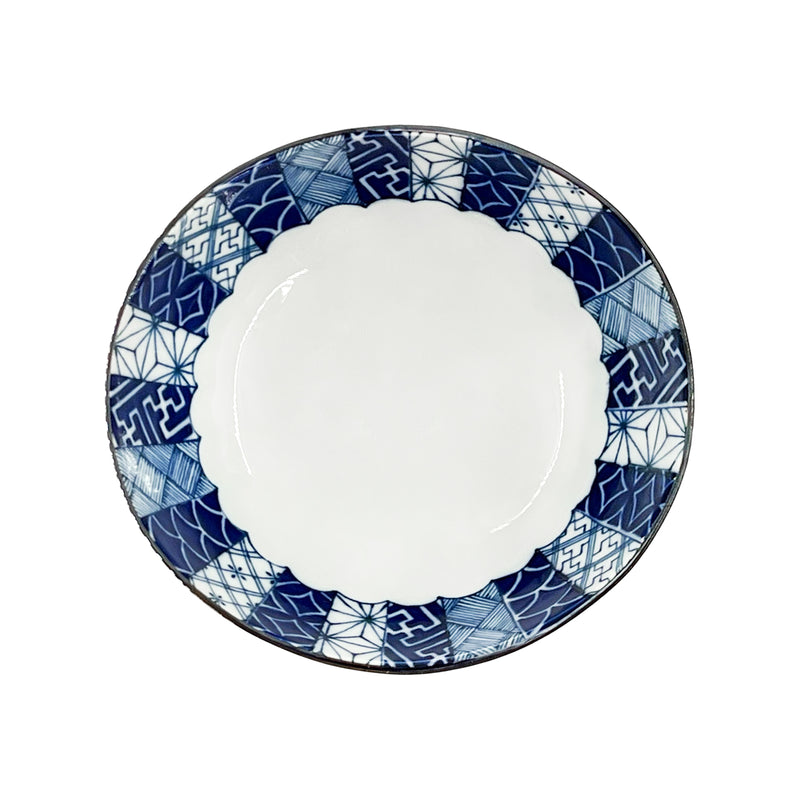 Japanese Ceramic Dessert Bowl 13.5cm Patterned