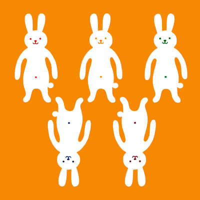 Clip Family Series Bookmark White Rabbit