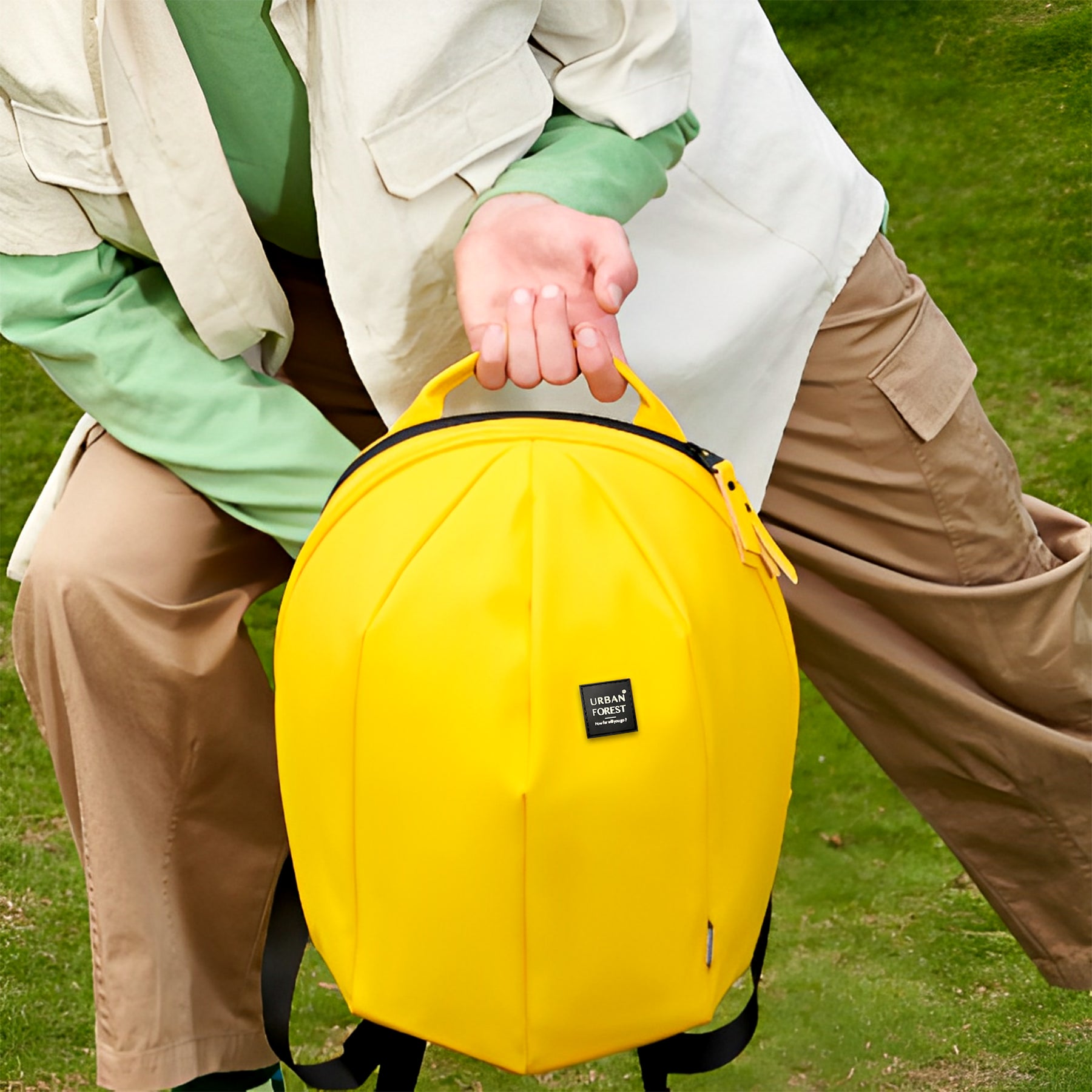 Urban Tree Backpack Urban Forest Beetle Backpack Yellow – Gokan
