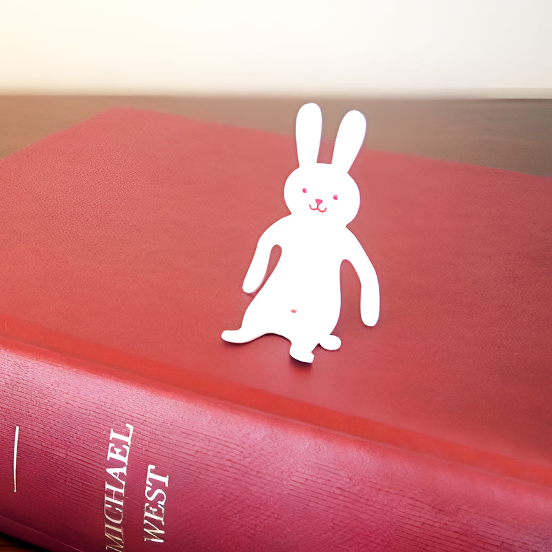 Clip Family Series Bookmark White Rabbit