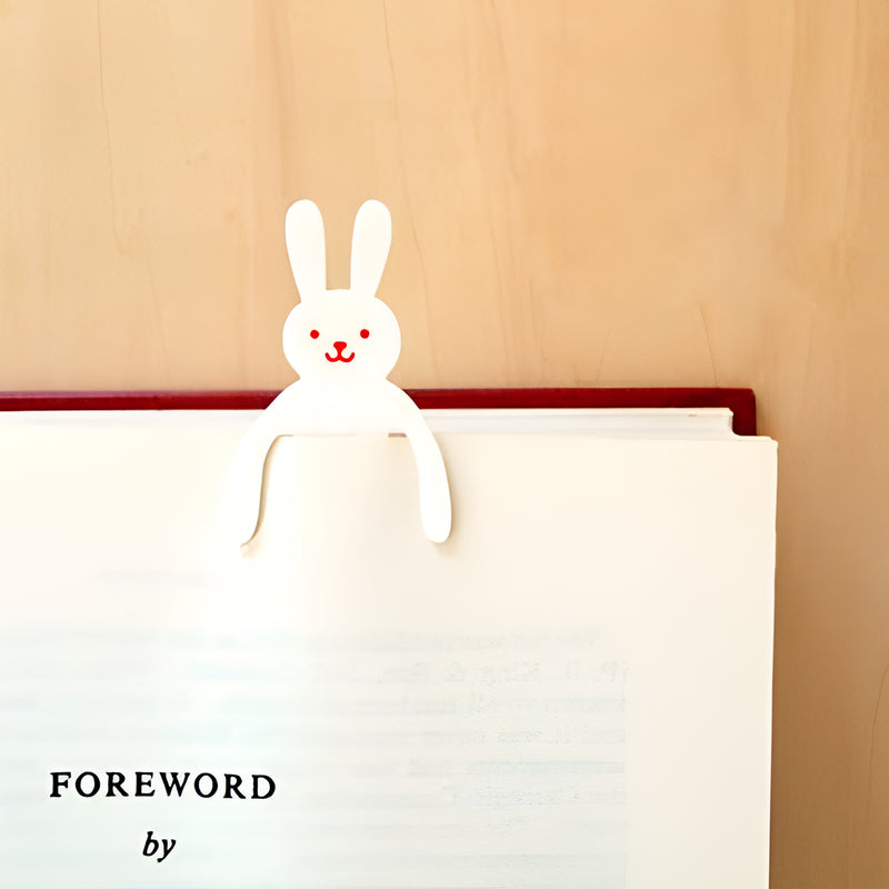 Clip Family Series Bookmark White Rabbit