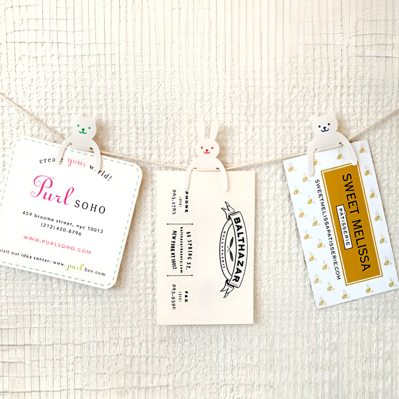 Clip Family Series Bookmark White Rabbit