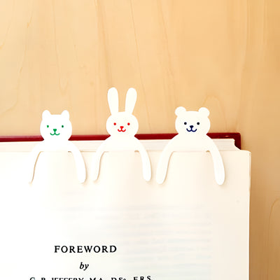 Clip Family Series Bookmark White Rabbit