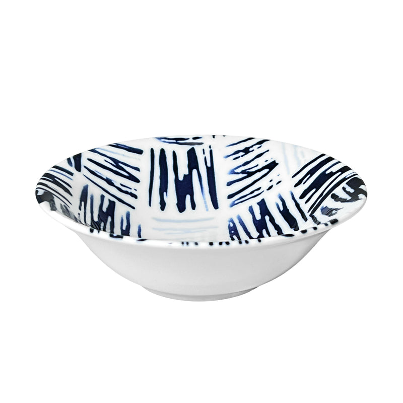 Japanese Serving Bowl 14.5cm Blue Graffiti