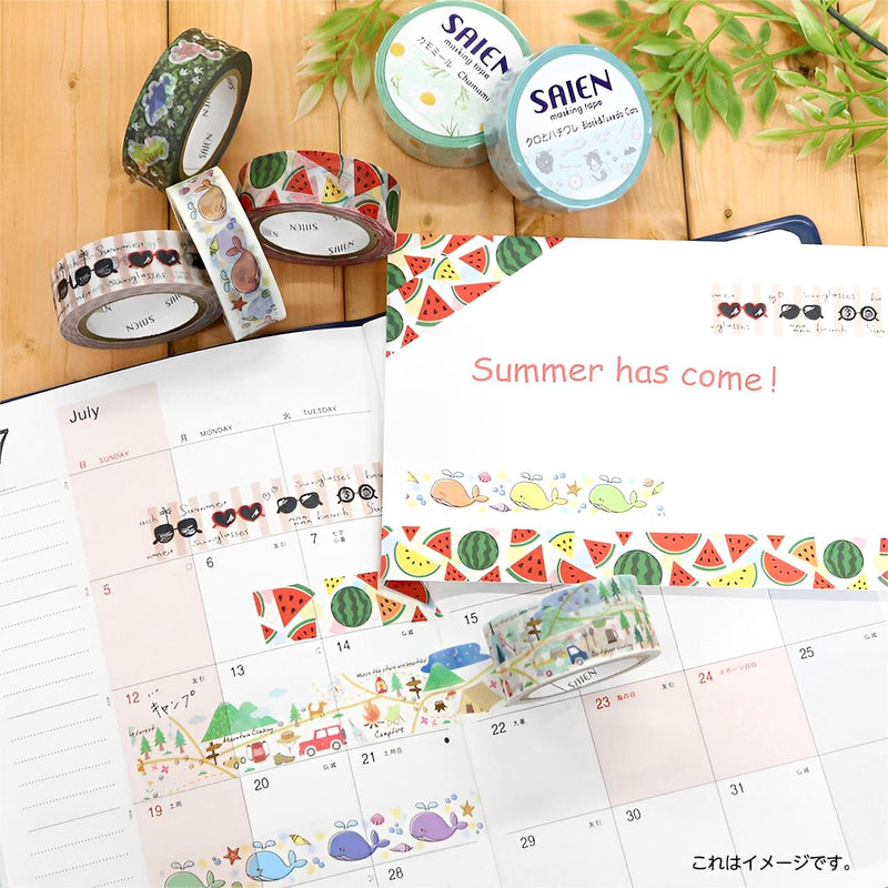 Saien Masking Tape Series Whale